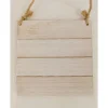 Plaque with Slats and Twine Rope Handle