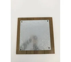 Plaque with Wood and Metal