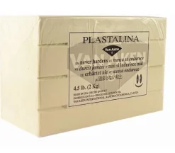 Plastalina Modeling Clay – 4-1/2-pound – White