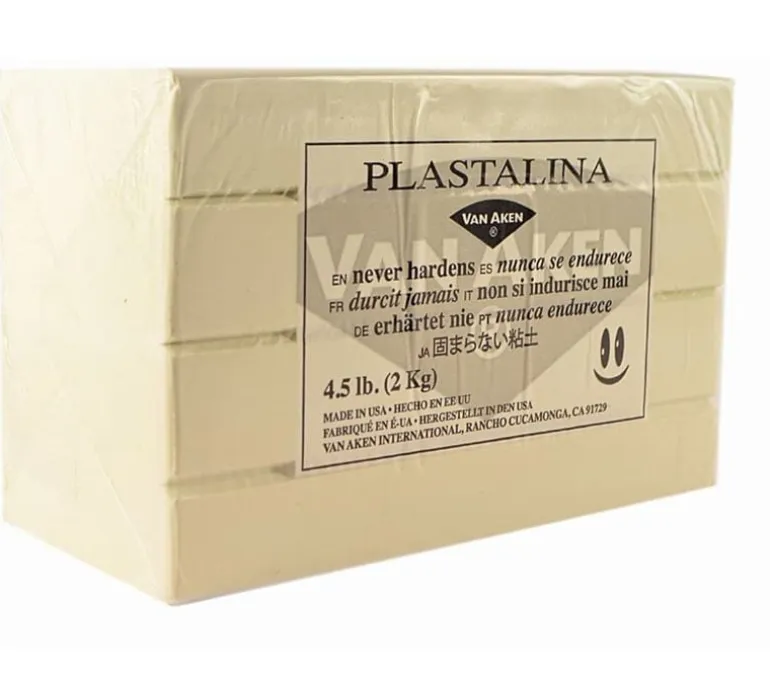 Plastalina Modeling Clay – 4-1/2-pound – White