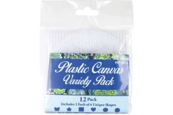 Plastic Canvas Variety Pack, Clear,12 pieces