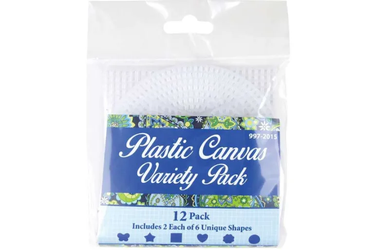 Plastic Canvas Variety Pack, Clear,12 pieces