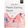Plastic Earring Backs – Clear 200 Piece