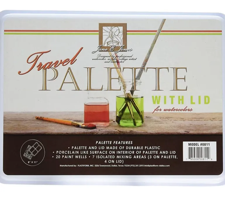 Plastiform Jones Color Round Watercolor Palette