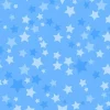 Playtime Flannel Stars in Tonal Blue