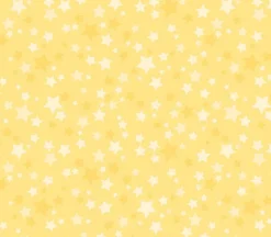 Playtime Flannel Stars in Tonal Yellow