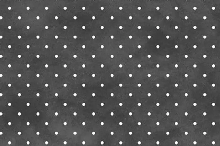 Playtime Flannel Tiny Dot on Black