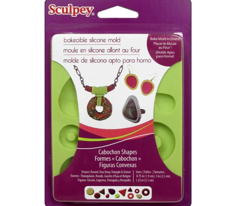 Polyform Sculpey Bakeable Silicone Mold – Cabochon
