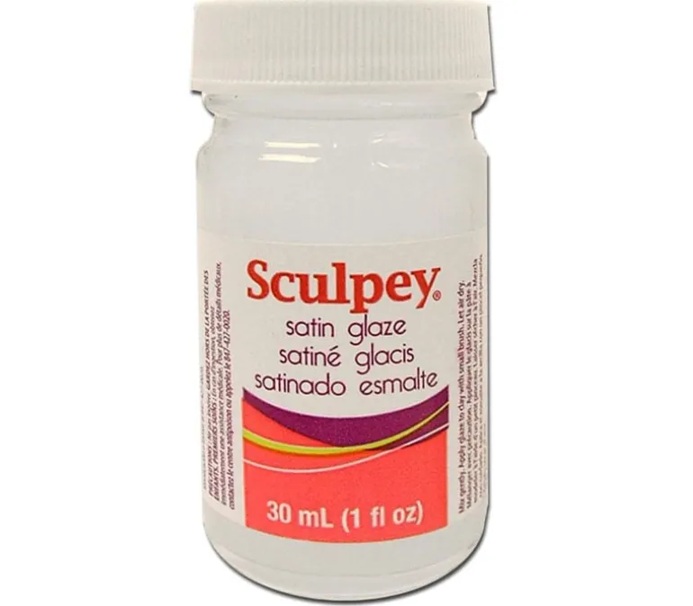 Polyform Sculpey Glaze 1-ounce – Satin