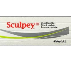 Polyform Sculpey III Clay – 1-pound – White