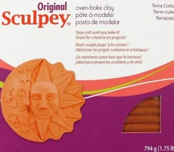 Polyform Sculpey Original Clay – 1-3/4-pounds – Terra Cotta