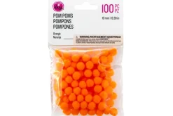 Pom-Poms – 5mm – 40pc. – Black