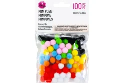 Pom-Poms -10mm – 100pc. – Multi
