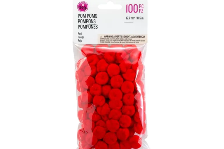 Pom-Poms – 10mm – 100pc. – Pastel Mix