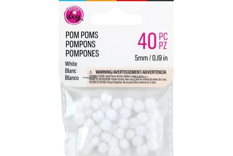 Pom-Poms – 10mm – 100pc. – Pastel Mix