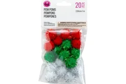 Pom-Poms – 10mm – 100pc. – Pastel Mix