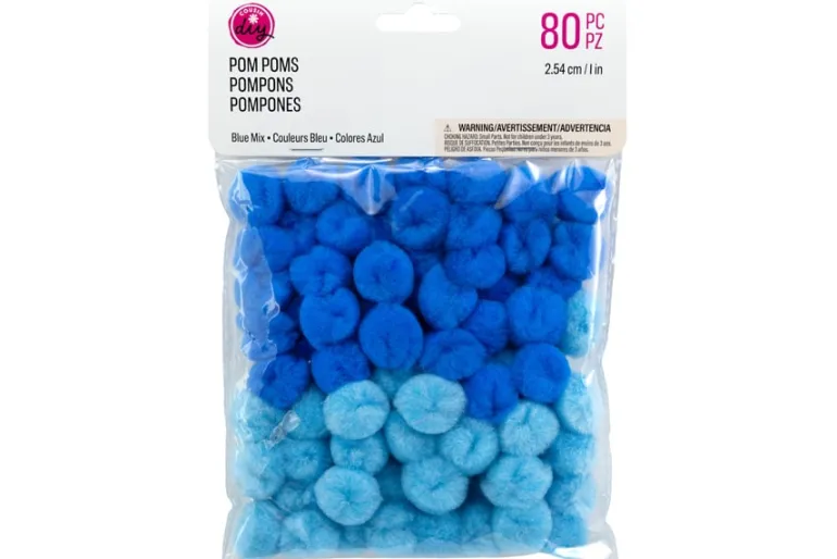 Pom-Poms – 10mm – 100pc. – Pastel Mix