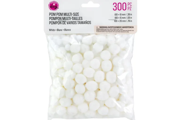 Pom-Poms – 10mm – 100pc. – Pastel Mix