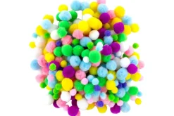 Pom-Poms – 10mm – 100pc. – Pastel Mix