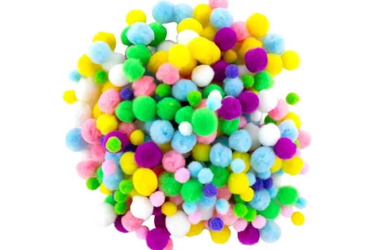 Pom-Poms – 10mm – 100pc. – Pastel Mix