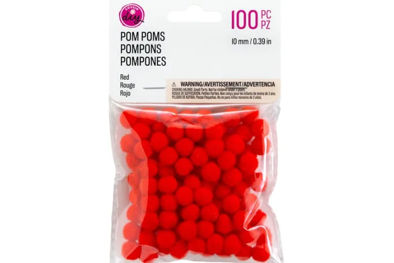 Pom-Poms – 10mm – 100pc. – Pastel Mix