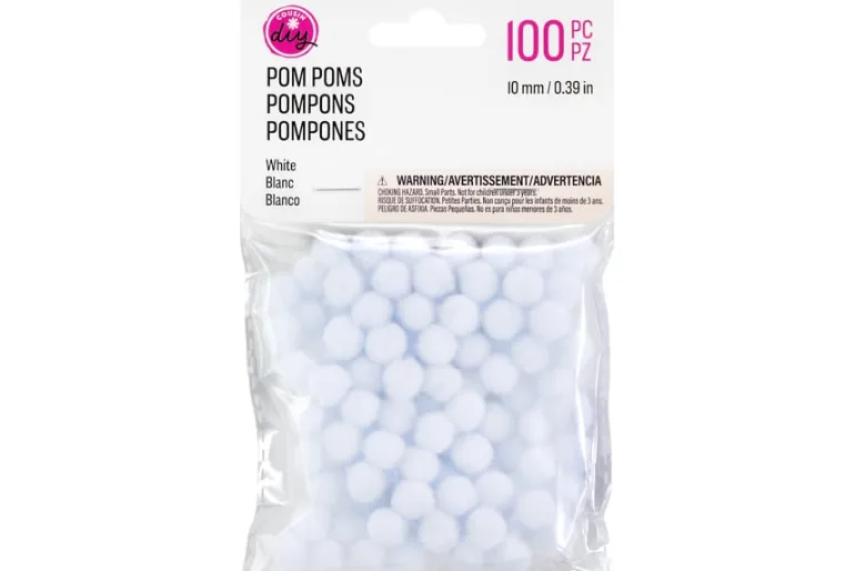 Pom-Poms – 5mm – 40pc. – Red