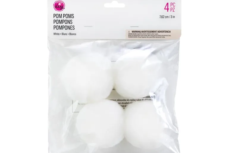 Pom-Poms – 5mm – 40pc. – Red