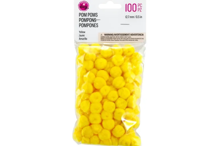 Pom-Poms -10mm – 100pc. – Red
