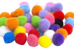 Pom-Poms -10mm – 100pc. – White