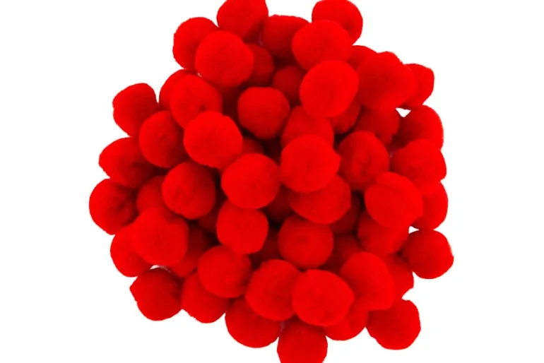 Pom-Poms -10mm – 100pc. – Yellow