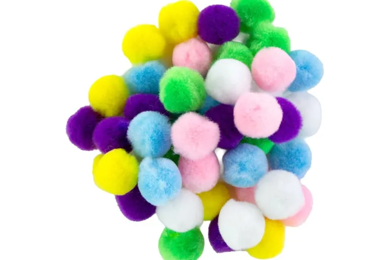 Pom-Poms -10mm – 100pc. – Yellow