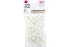 Pom-Poms -10mm – 100pc. – Yellow