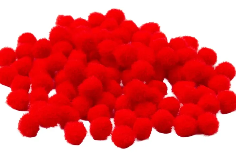 Pom-Poms -10mm – 100pc. – Yellow