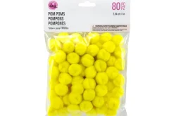 Pom-Poms -10mm – 100pc. – Yellow