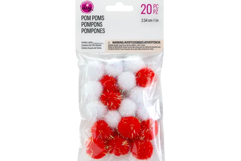 Pom-Poms -10mm – 100pc. – Yellow