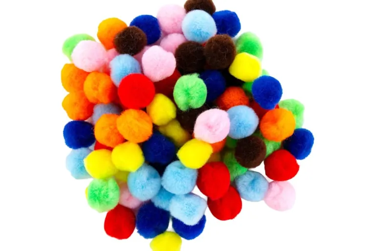 Pom-Poms -10mm – 100pc. – Yellow