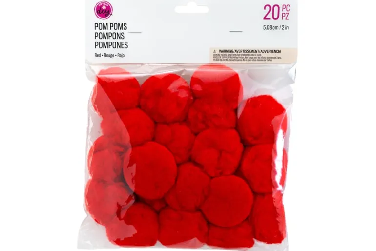 Pom-Poms -10mm – 100pc. – Yellow
