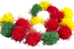 Pom-Poms – 2″ – 20pc. – Black