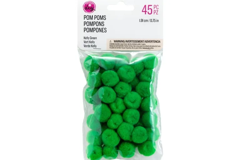 Pom-Poms – 0.5″ – 100pc. – Brown Mix