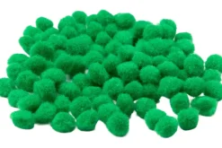 Pom-Poms – 0.5″ – 100pc. – Green Mix
