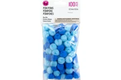 Pom-Poms – .75″ – 45pc. – Kelly Green