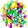 Pom-Poms – 1″ – 80pc. – Purple Mix