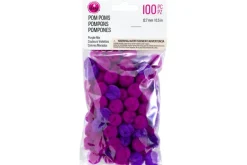 Pom-Poms – .75″ – 45pc. – Red