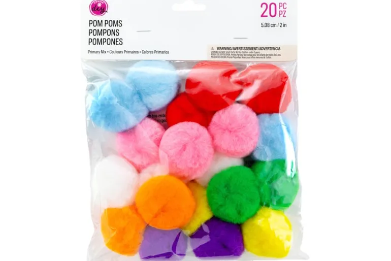 Pom-Pom Variety Pack – 100pc. – Spring Mix
