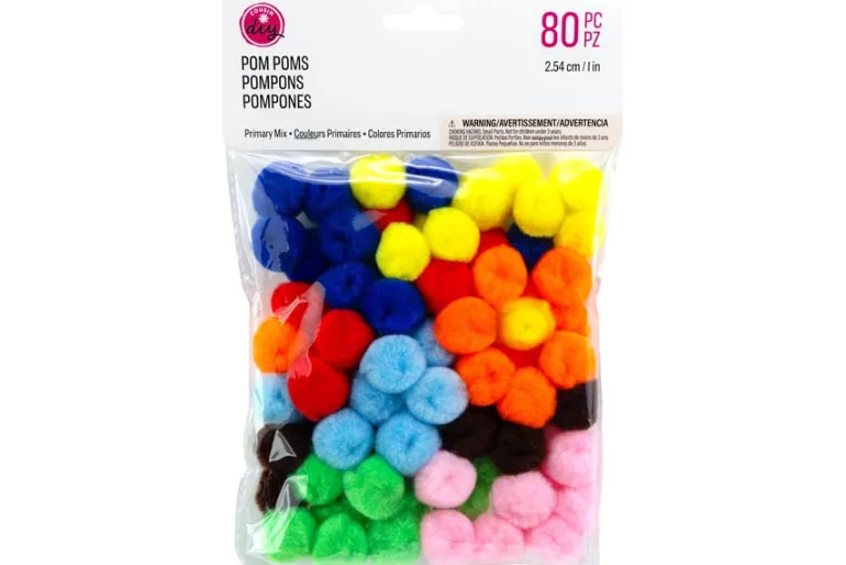 Pom-Pom Variety Pack – 100pc. – Spring Mix
