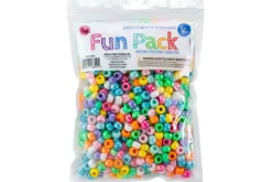 Pony Bead Fun Pack – 500pc. Glow in the Dark Mix