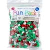 Pony Bead Fun Pack – 500pc. Metallic Gold