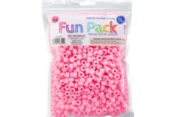 Pony Bead Fun Pack – 500pc. Metallic Gold