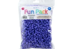 Pony Bead Fun Pack – 500pc. Metallic Gold
