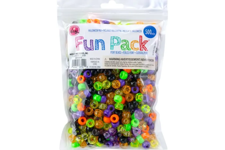 Pony Bead Fun Pack – 750pc. Pastel Mix